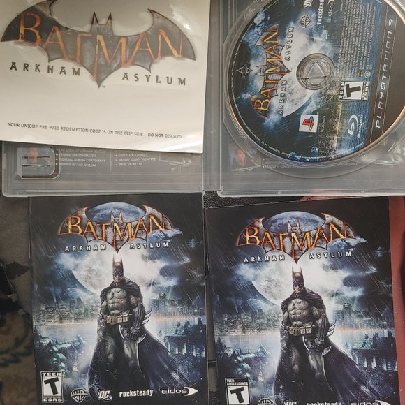 Batman: Arkham Asylum - PS3 Good Condition, including French, English manual - Picture 3 of 8